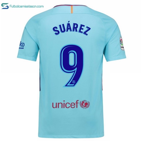 Camiseta Barcelona 2ª Suarez 2017/18